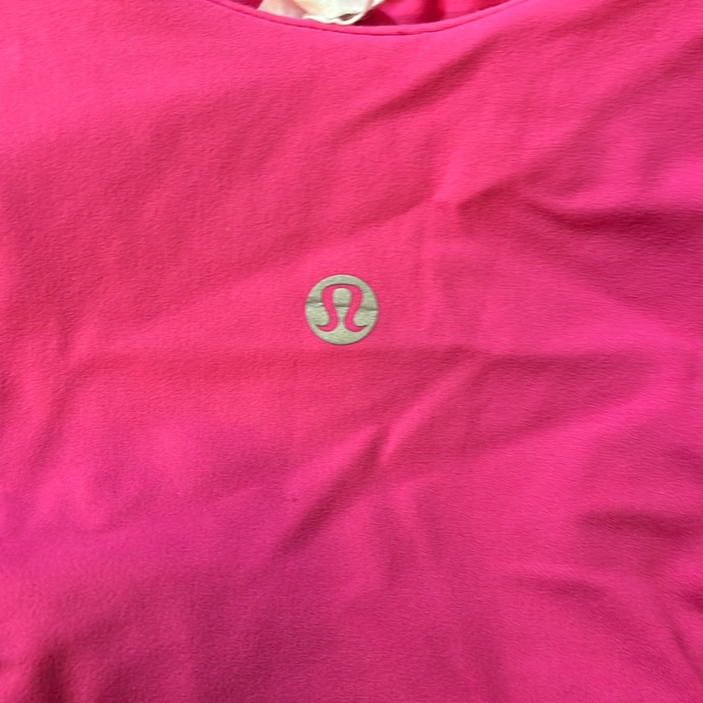 Lululemon Align Tank High Neck, Sonic Pink, Size 14 - Picture 3 of 5
